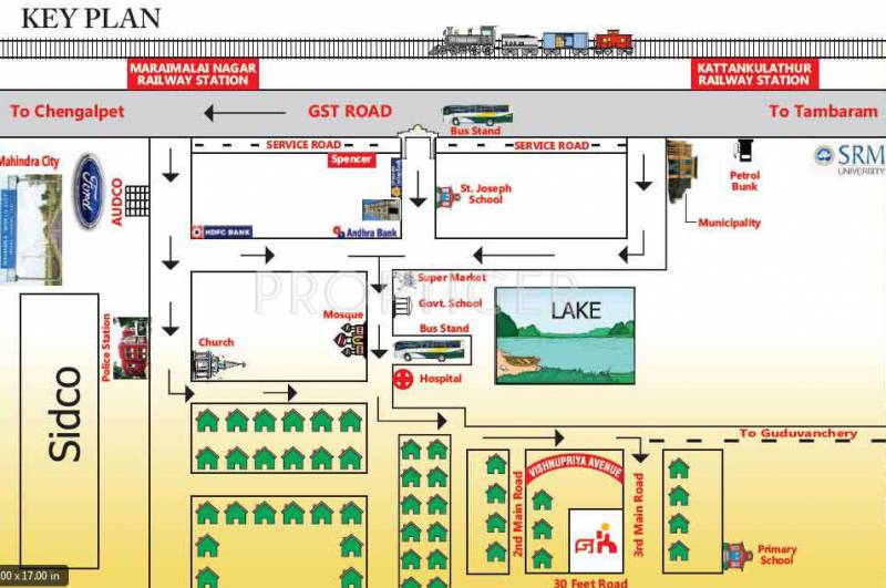 Images for Location Plan of SRK Iswarya Enclave
