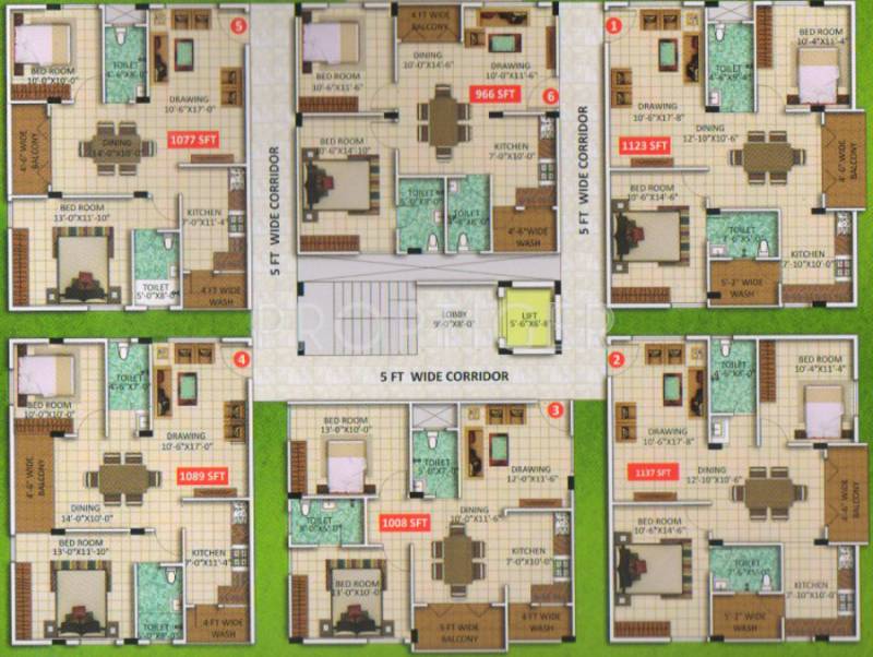 Images for Cluster Plan of GMR Grand