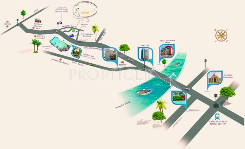  kadambari Images for Location Plan of KIC Kadambari