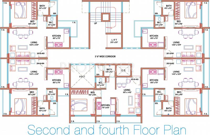 Images for Cluster Plan of Blue Key Castello