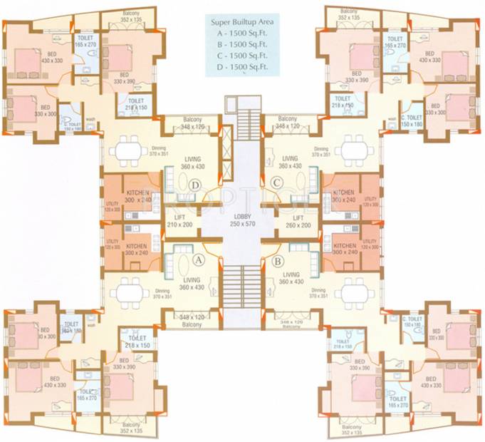 Images for Cluster Plan of Olive Builders Courtyard