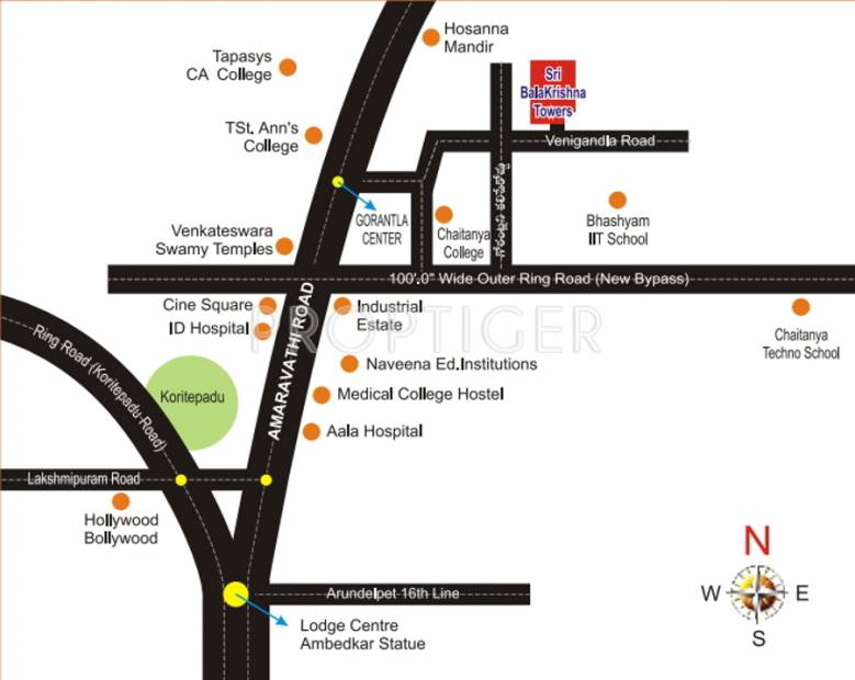 Images for Location Plan of Balakrishna Towers