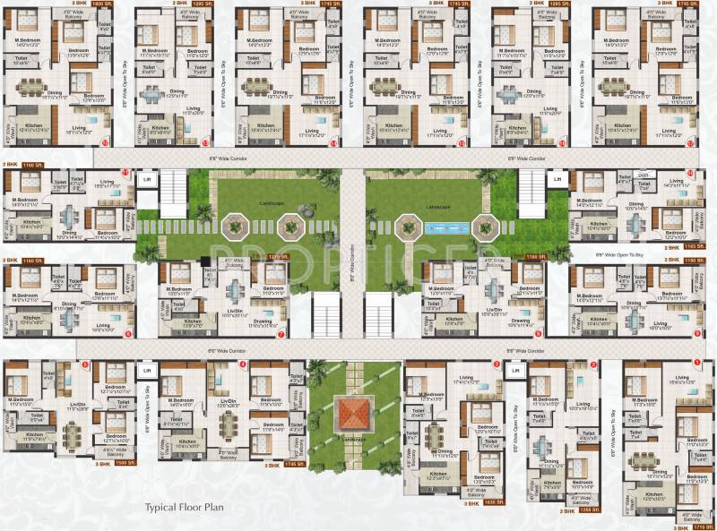  grandeur Images for Cluster Plan of Rahul Grandeur