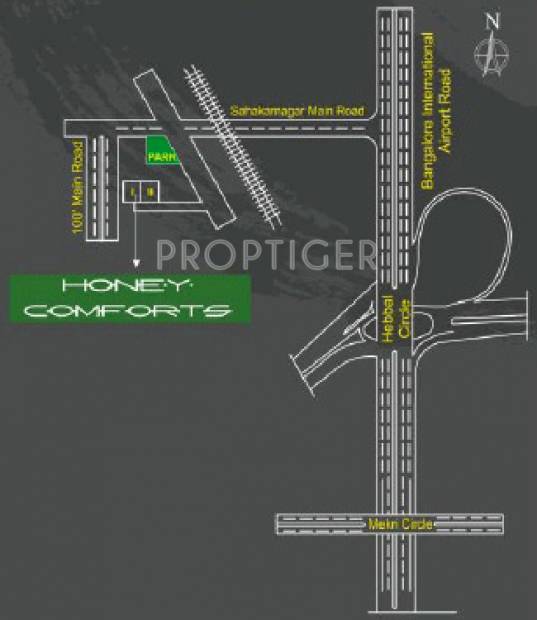Images for Location Plan of Arya Honey Comforts
