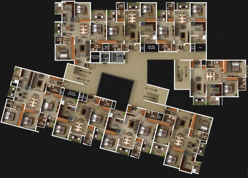  classique-pearl Images for Cluster Plan of Mahabaleshwara Classique Pearl