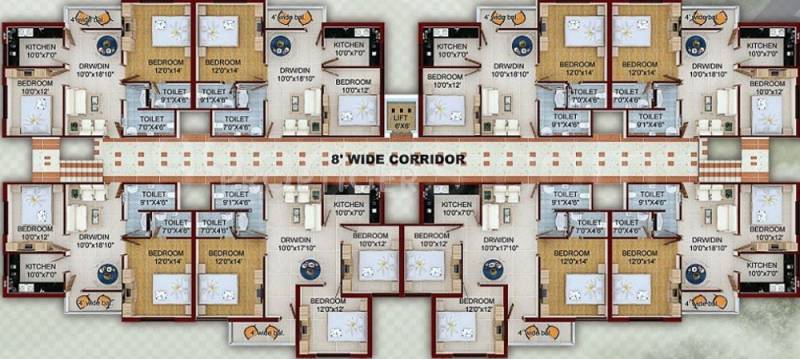  enclave Images for Cluster Plan of Laxmi Enclave