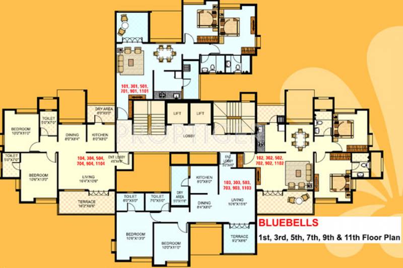 Images for Cluster Plan of Gulmohar Renaissance