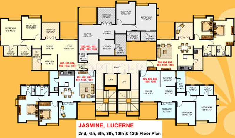 Images for Cluster Plan of Gulmohar Renaissance