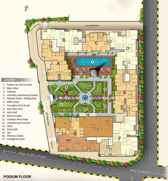 paris Images for Layout Plan of Kanakia Paris