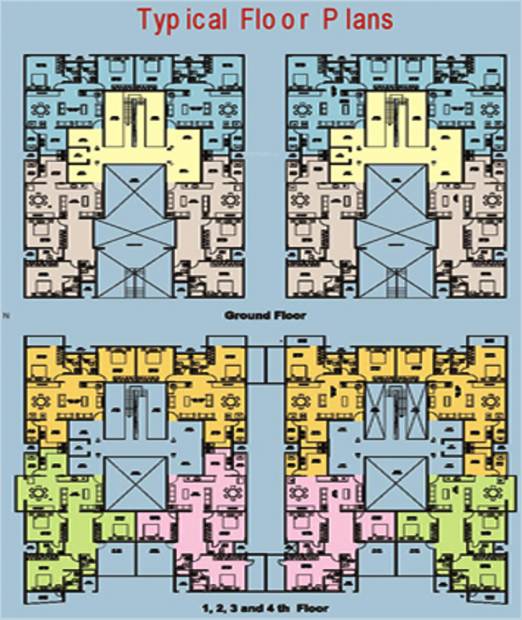 foundations prime-and-pride Prime  Cluster Plan from Ground to 4th Floor