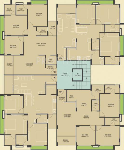  eternity Images for Cluster Plan of Suvidha Eternity