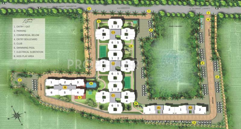  oxygen Images for Site Plan of Magnolia Oxygen