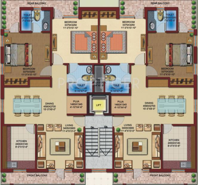 Images for Cluster Plan of Ansal Buildwell City Homes