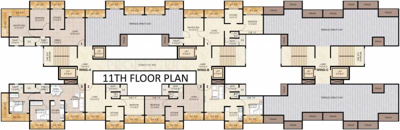 Images for Cluster Plan of Aadinath Royal Flora