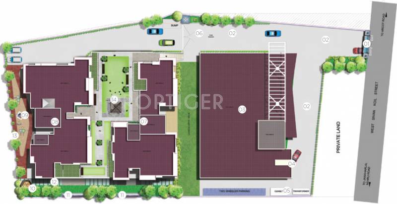 Images for Site Plan of Vista Spaces Arcot