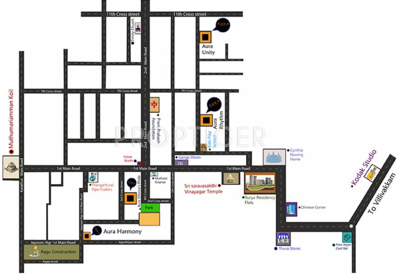  symphony Images for Location Plan of Aura Symphony
