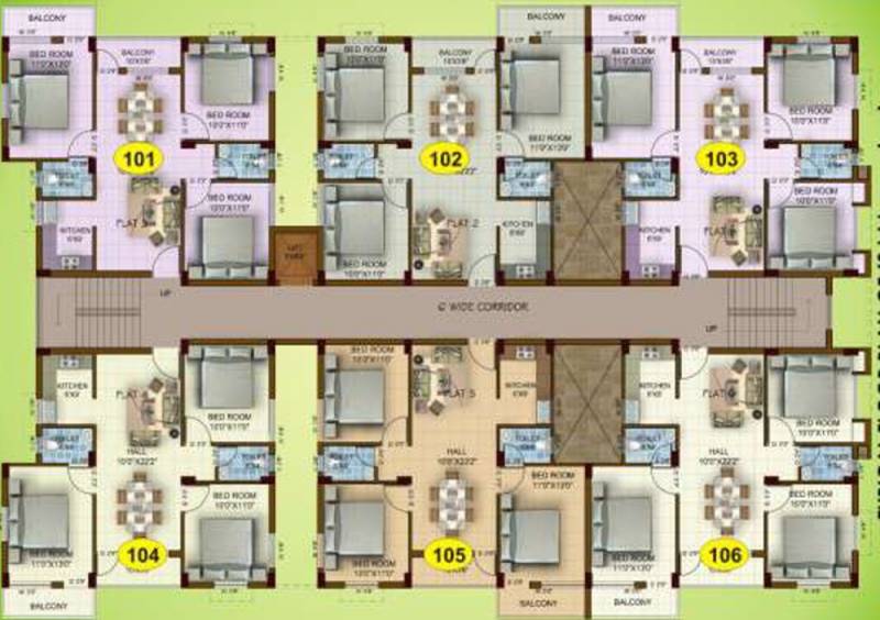 Images for Cluster Plan of Shree Jagannath Properties and Developers Jagannath Warriors Residencya