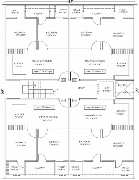 Images for Cluster Plan of Vibrant Nandan Residency 3