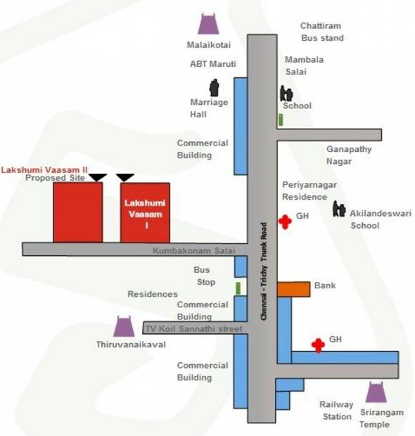 Images for Location Plan of Shankar Abodes Lakshmi Vaasam 1
