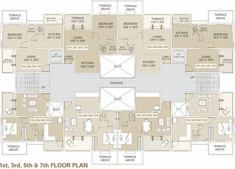  villa Images for Cluster Plan of Rushabh Villa