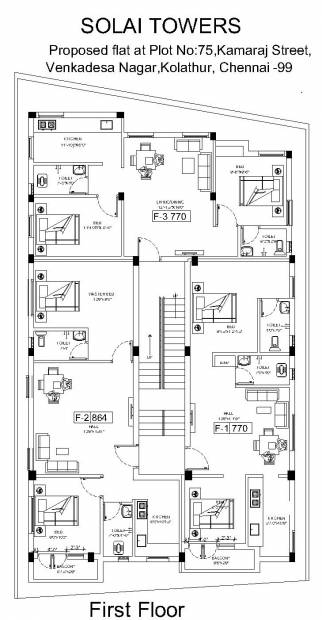 Images for Cluster Plan of Mahaa Solai Towers