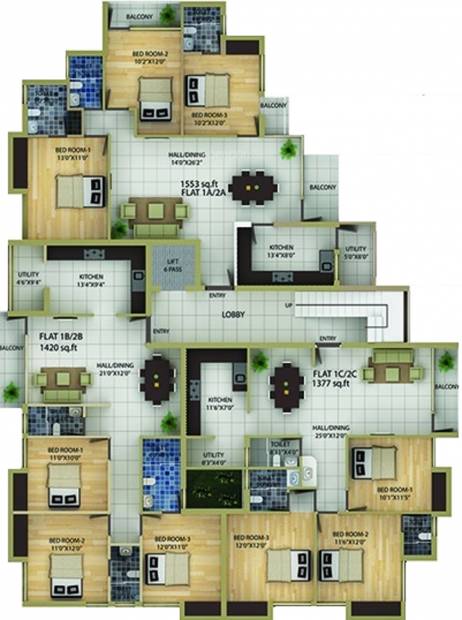 Images for Cluster Plan of Arvia Constructions Pvt Ltd Alvernia