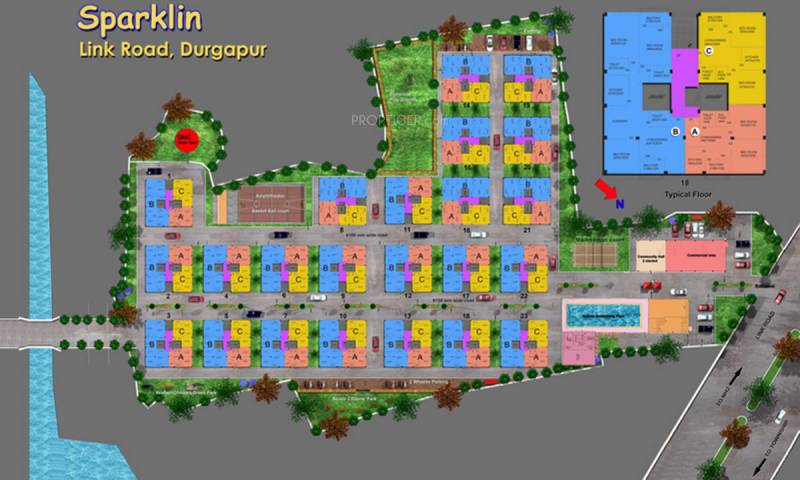Images for Layout Plan of Vibgyor Sparklin