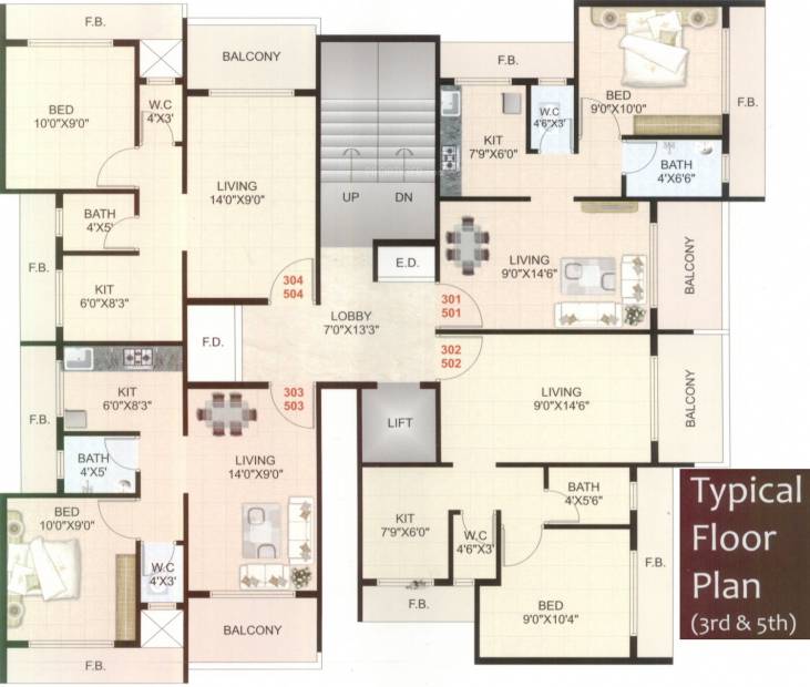 Images for Cluster Plan of Aryan Orchid