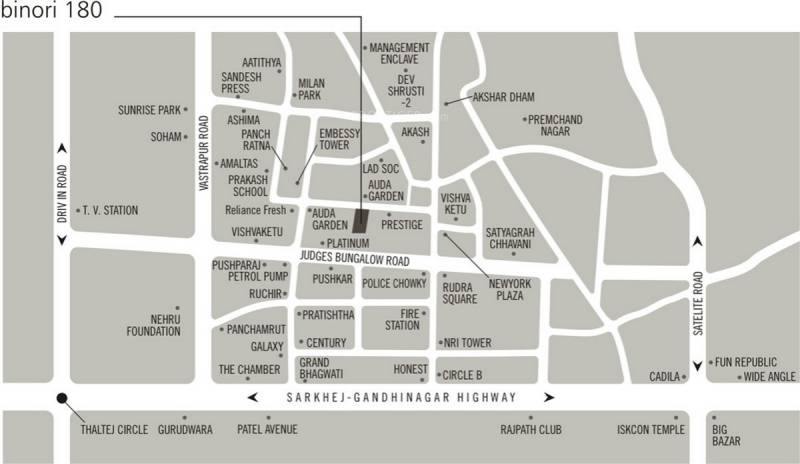  180 Images for Location Plan of Binori Buildcon 180