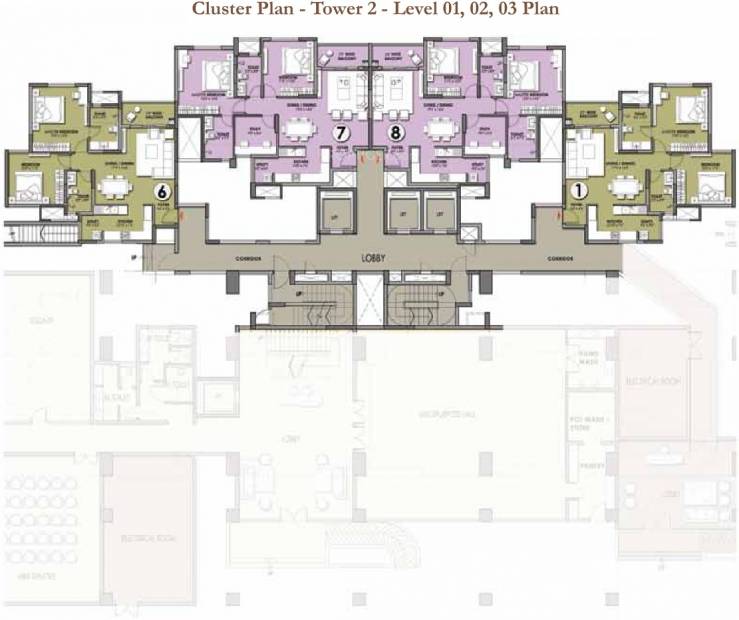 pinewood Images for Cluster Plan of Prestige Pinewood