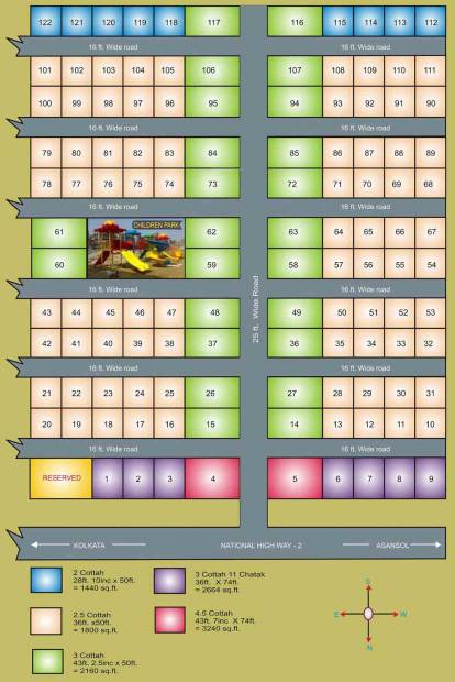 galaxy-land-develoment-p-ltd ashirbad-plot Layout Plan