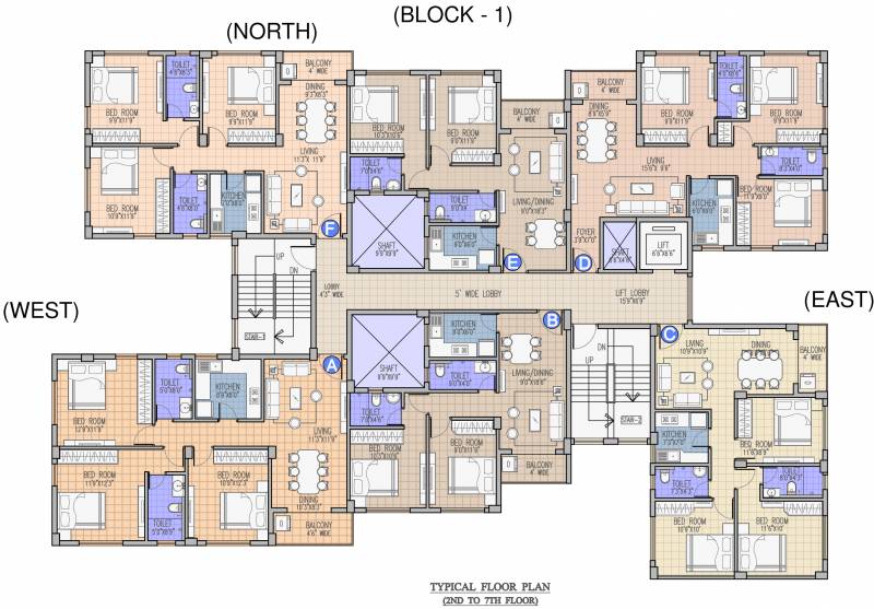 Images for Cluster Plan of Anurag Tower