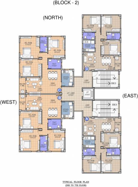 Images for Cluster Plan of Anurag Tower