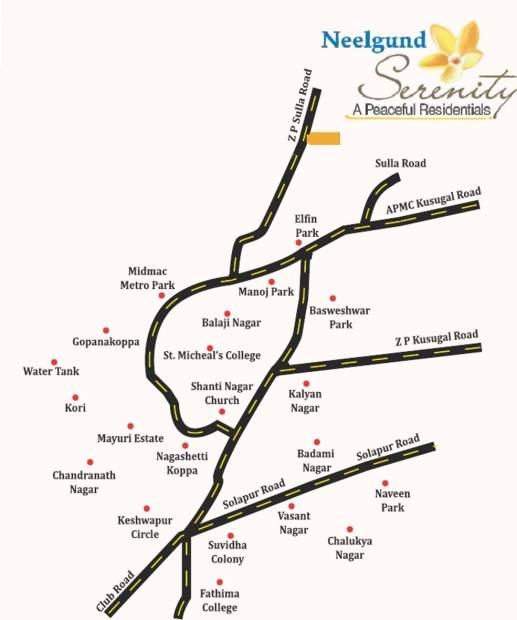 neelgund-developers-and-builders-pvt-ltd serenity Location Plan