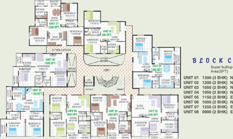  sbm-residency Images for Cluster Plan of Siri Sbm Residency