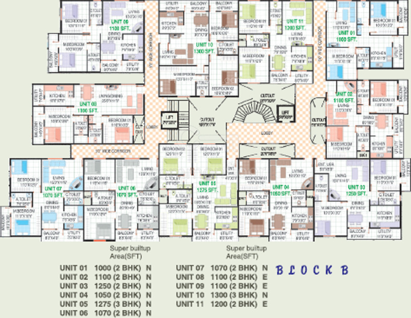  sbm-residency Images for Cluster Plan of Siri Sbm Residency
