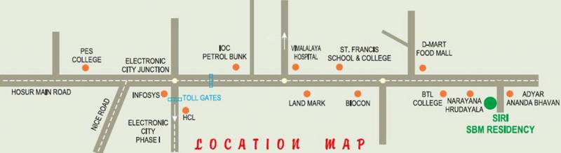  sbm-residency Images for Location Plan of Siri Sbm Residency