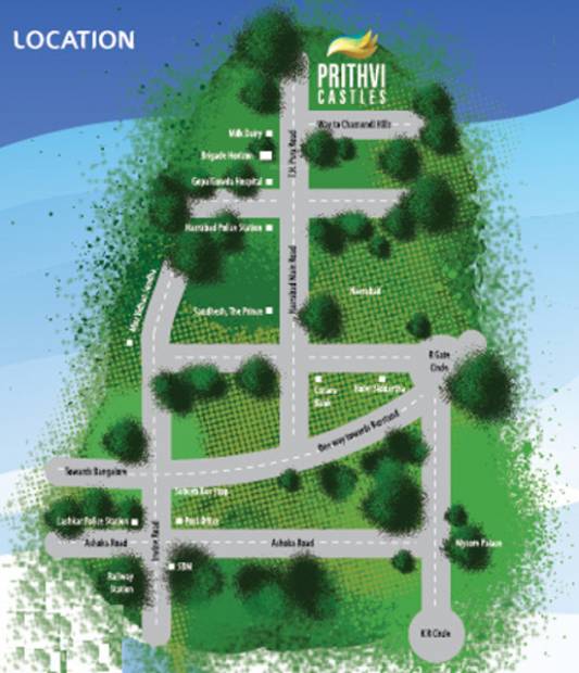 Images for Location Plan of Prithvi Castles