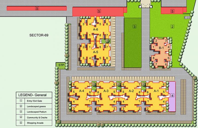  lemon Images for Site Plan of Tulip Lemon