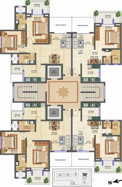 Images for Cluster Plan of Jaihind Residency