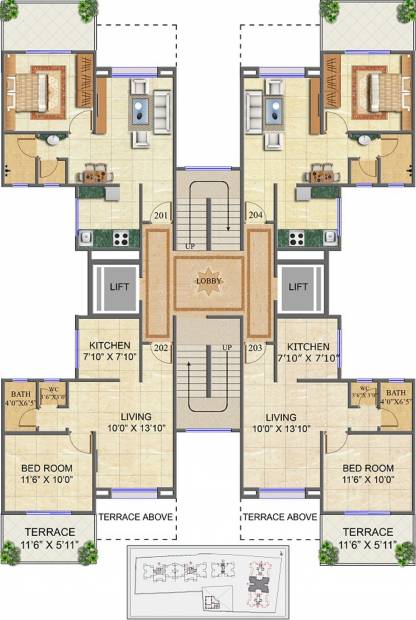 Images for Cluster Plan of Jaihind Residency
