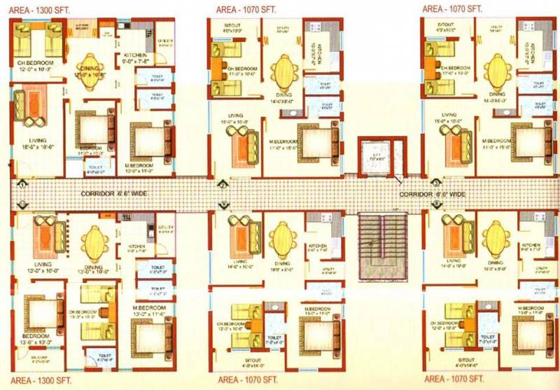  arcade-spoorthy Images for Cluster Plan of Lakshmi Arcade Spoorthy
