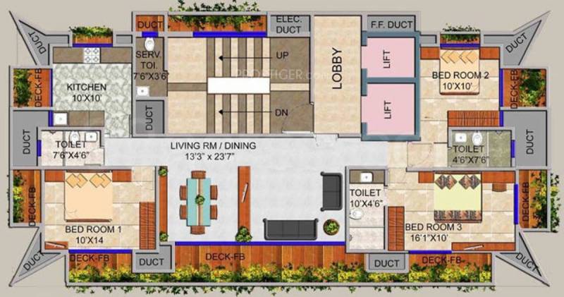 Images for Cluster Plan of Mittal Gardenia