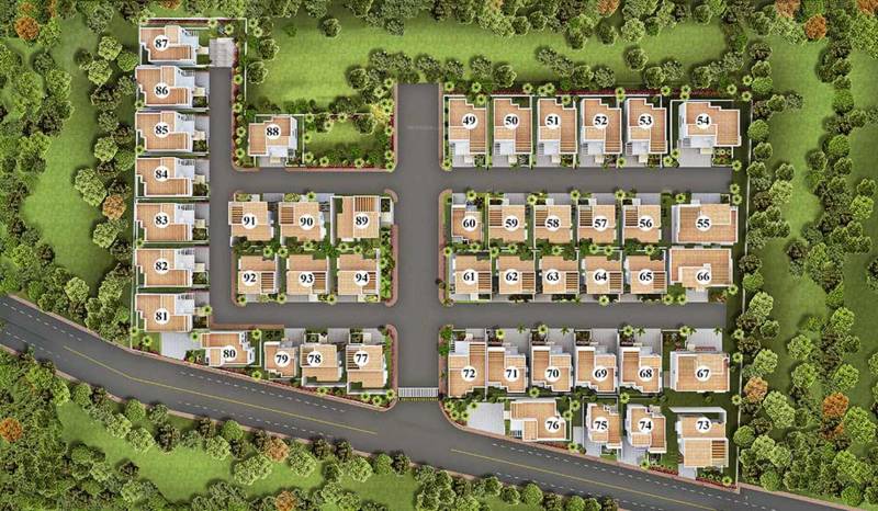  solitude Images for Site Plan of Mantri Solitude