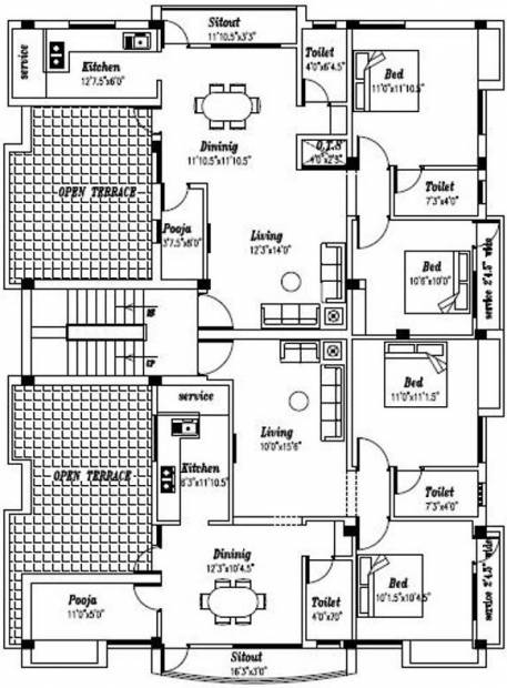 Images for Cluster Plan of Krishna Vaikundam