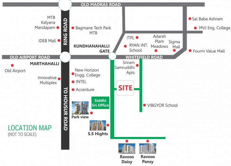 Images for Location Plan of Siddhi Sri Developers Sweta Residency