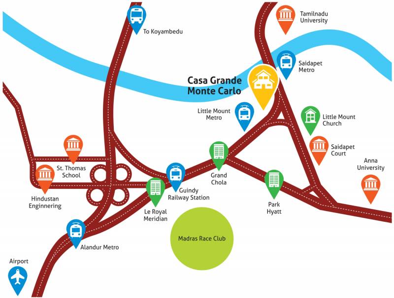  monte-carlo Images for Location Plan of Casagrand Monte Carlo