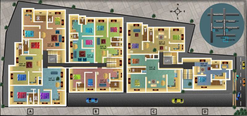 Images for Layout Plan of JRK Advaita