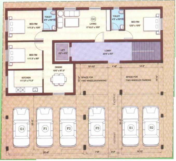 Images for Cluster Plan of CSS Karthik Flats