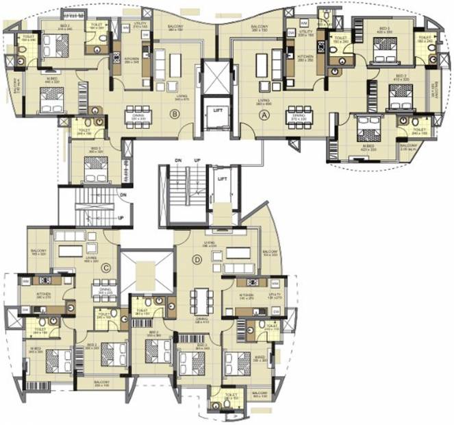 Images for Cluster Plan of Skyline Zenith